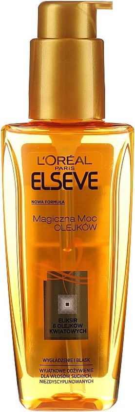 L'Oréal Elseve Elixir Oil haarolie - elixir of 6 flower oil - voedend voor alle haartypes - 100 ml