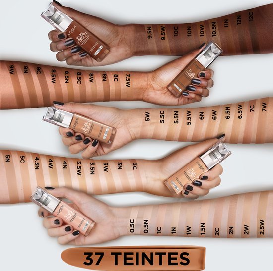 L'Oréal Paris foundation - Accord Parfait - hyaluronzuur SPF 16 - 30 ml - 4N