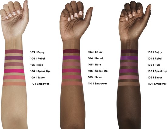 L'Oréal Paris Rouge Signature lippenstift - 104 I Rebel - matte vloeibaar - Paars