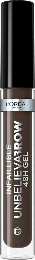 L’Oréal Paris Unbelieva'Brow wenkbrauwgel - langhoudend waterproof - 3.0 Brunette - 3,4 ml - Bruin