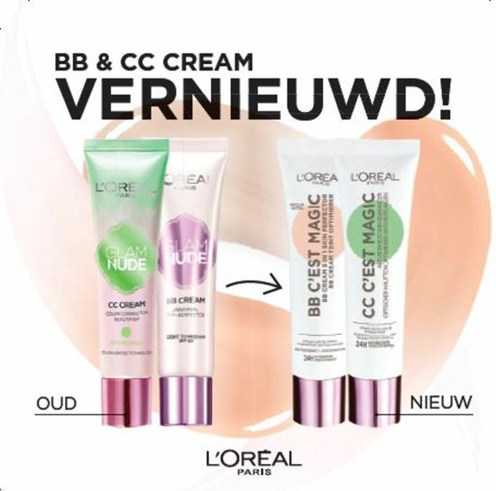 L'Oréal Paris Magic BB Cream dagcrème - make-up in 1 met vitamine B5 en E - 05 Medium/Dark - 30 ml