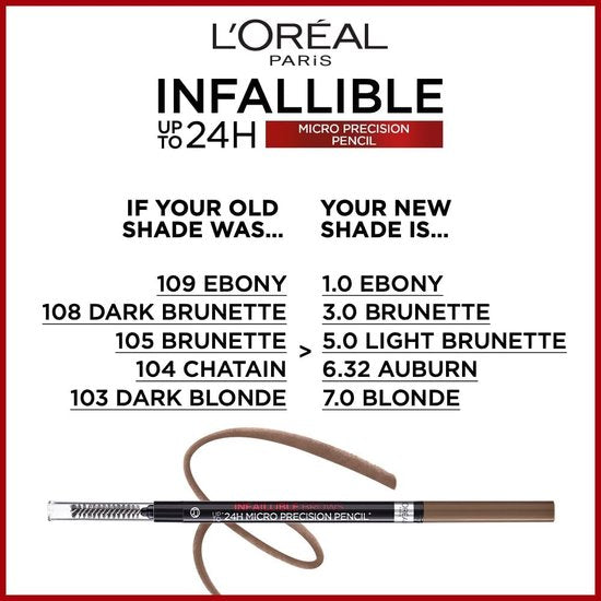 L'Oréal Brow Artist Skinny Definer wenkbrauwpotlood - 7.0 Blonde