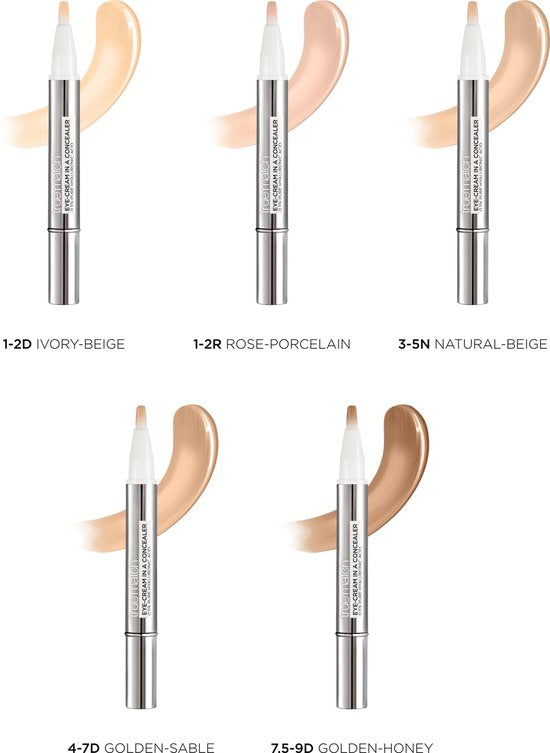 L'Oréal Paris True Match concealer - eyecream in a concealer - 4-7D Golden Sable