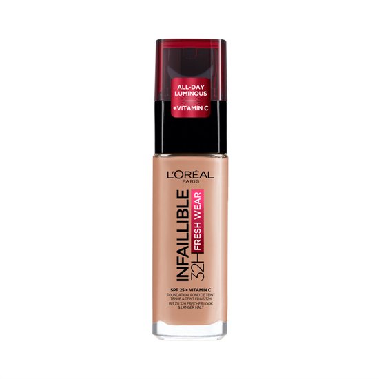 L'Oréal Paris Infaillible 32H Fresh Wear foundation - stralende finish - 160 Rose Linen - 30 ml