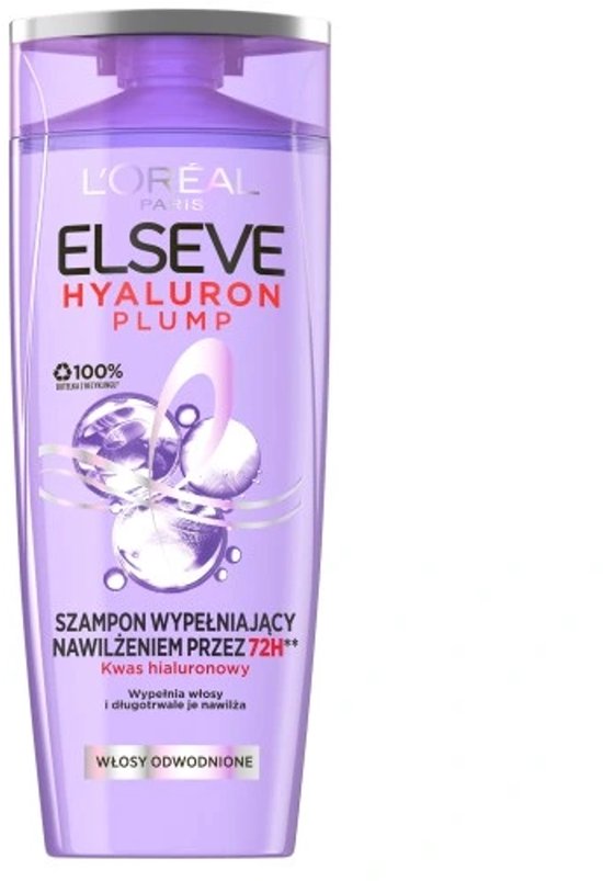 L'Oréal Elseve Hyaluron Plump shampoo - hydraterend - voor uitgedroogd haar