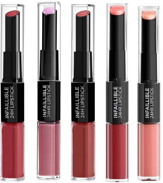 L'Oréal Paris Infaillible 24H lippenstift - 113 Invincible Sable - verzorgend met hyaluronzuur - 5,7 ml