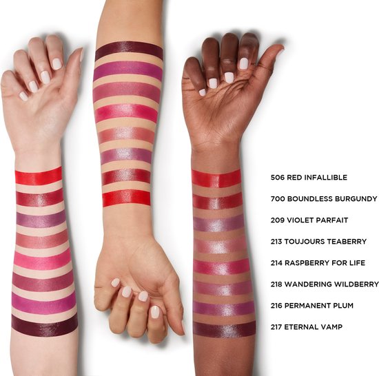 L'Oréal Paris Infaillible 24H lippenstift - 209 Violet Parfait - verzorgend met hyaluronzuur - 5,7 ml
