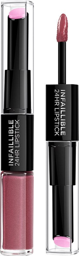 L'Oréal Paris Infaillible 24H lippenstift - 209 Violet Parfait - verzorgend met hyaluronzuur - 5,7 ml