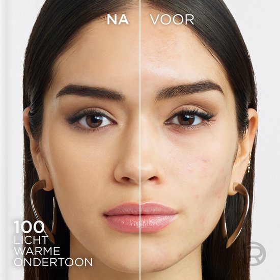 L'Oréal Paris Infaillible Skin Ink foundation - langhoudend 2-in-1 met concealer - 15 ml - 100 Light Warm