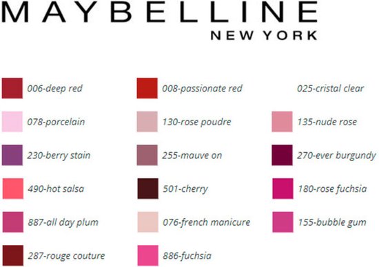 Maybelline Superstay 7 Days nagellak - 490 Hot Salsa