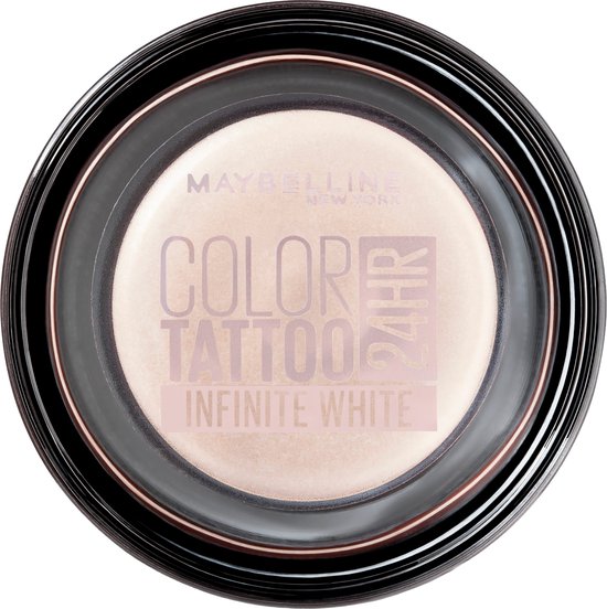 Maybelline New York Color Tattoo oogschaduw - 24H crème - 45 Infinite White - 53 g