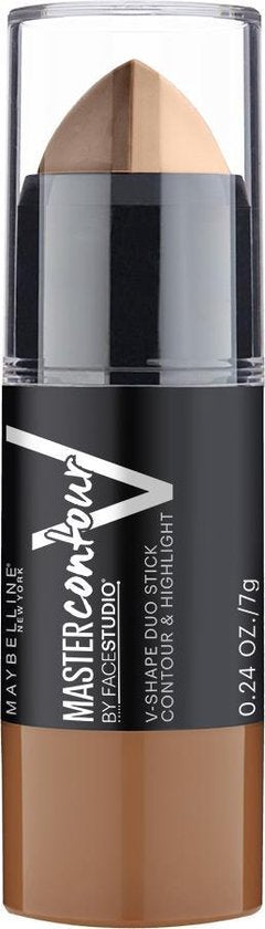 Maybelline Face Studio V Contour duo stick - V-shape - Dark