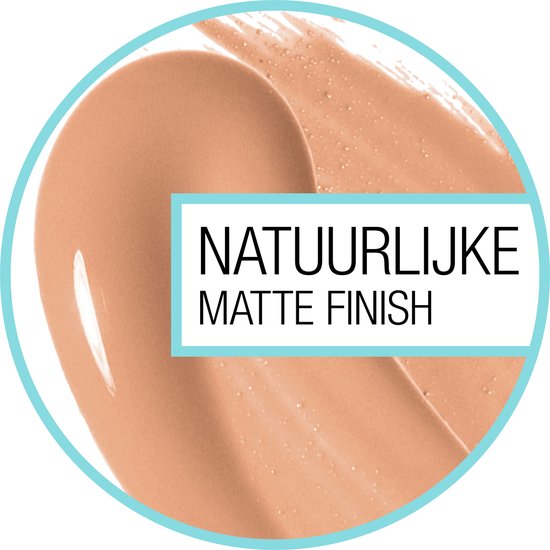 Maybelline New York Fit Me Matte + Poreless foundation - medium dekkend matte finish - normale tot vette huid - 30 ml - 238 Rich Tan
