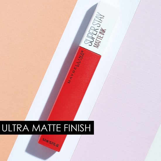 Maybelline New York SuperStay Matte Ink lippenstift - 35 Creator - matte langhoudend - 5 ml - Paars
