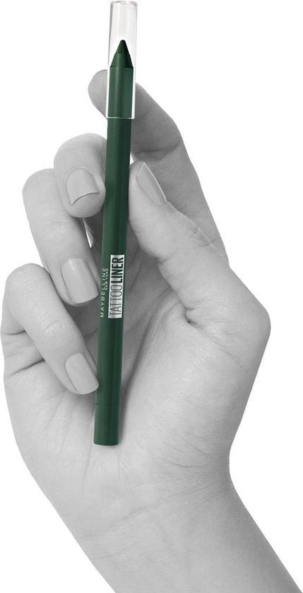 Maybelline New York Tattoo Liner gel oogpotlood - 922 Intense Green - waterproof slijpbaar - Groen