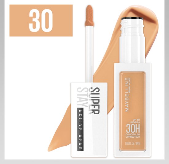 Maybelline SuperStay 30H Active Wear concealer - langhoudend matte finish - 30 Honey - 10 ml