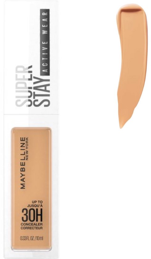 Maybelline SuperStay 30H Active Wear concealer - langhoudend matte finish - 30 Honey - 10 ml