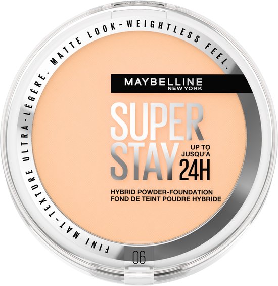 Maybelline New York SuperStay Hybrid poederfoundation - langhoudend - 06 - 53 g