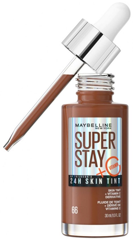 Maybelline New York Superstay 24H Skin Tint foundation - bright skin-like coverage - 66