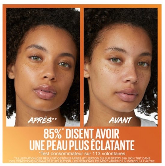 Maybelline New York Superstay 24H Skin Tint foundation - bright skin-like coverage - 66