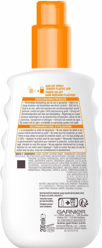 Garnier Ambre Solaire zonnebrandspray - SPF 30 - 200 ml
