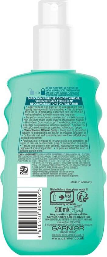 Garnier Ambre Solaire aftersun spray - voordeelverpakking