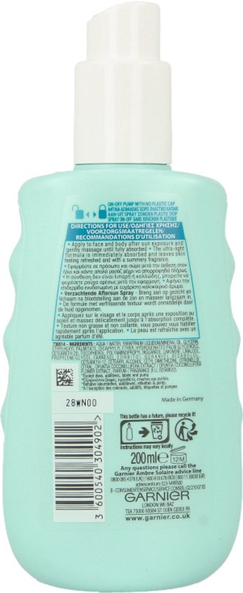Garnier Ambre Solaire aftersun spray - voordeelverpakking