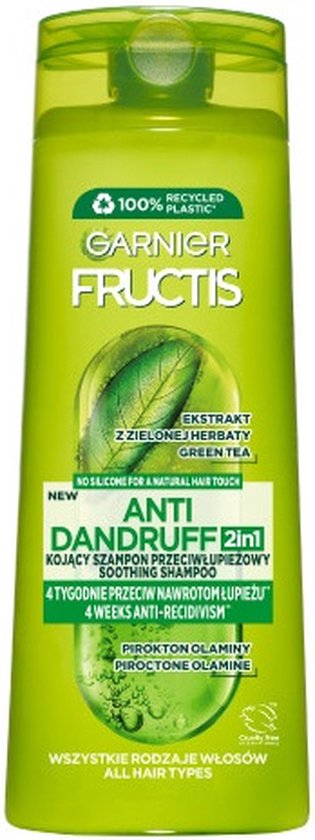 Fructis Antiroos 2-in-1 shampoo - anti-roos voor normaal haar - 400 ml