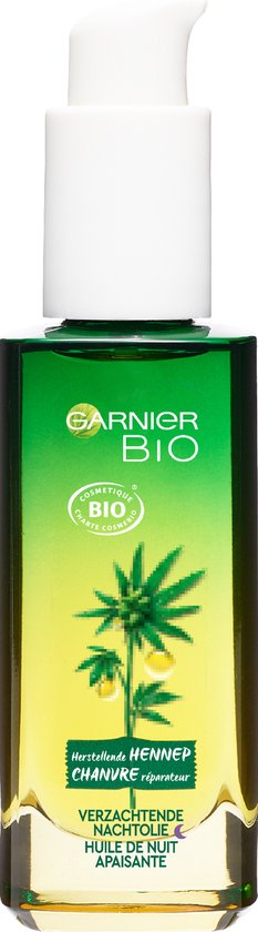 Nachtolie - biologische hennep - verzachtend voor vermoeide en gevoelige huid - 30 ml