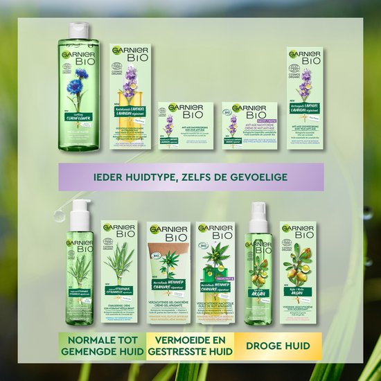 Nachtolie - biologische hennep - verzachtend voor vermoeide en gevoelige huid - 30 ml