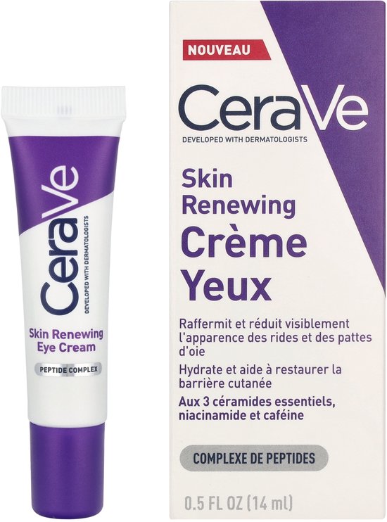CeraVe eye cream - Skin Renewing - with peptide complex and 3 essential ceramides - sensitive skin - 15 ml