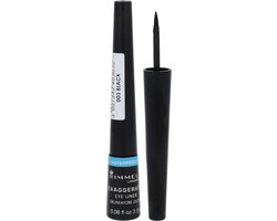 Rimmel Exaggerate eyeliner - waterproof - Zwart