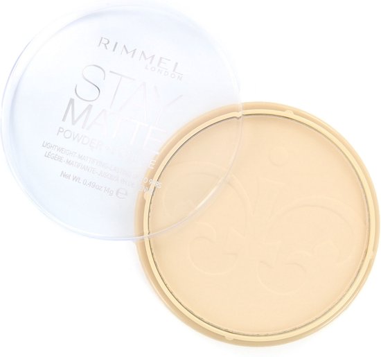 Rimmel London Stay Matte gezichtspoeder - 001 Transparant