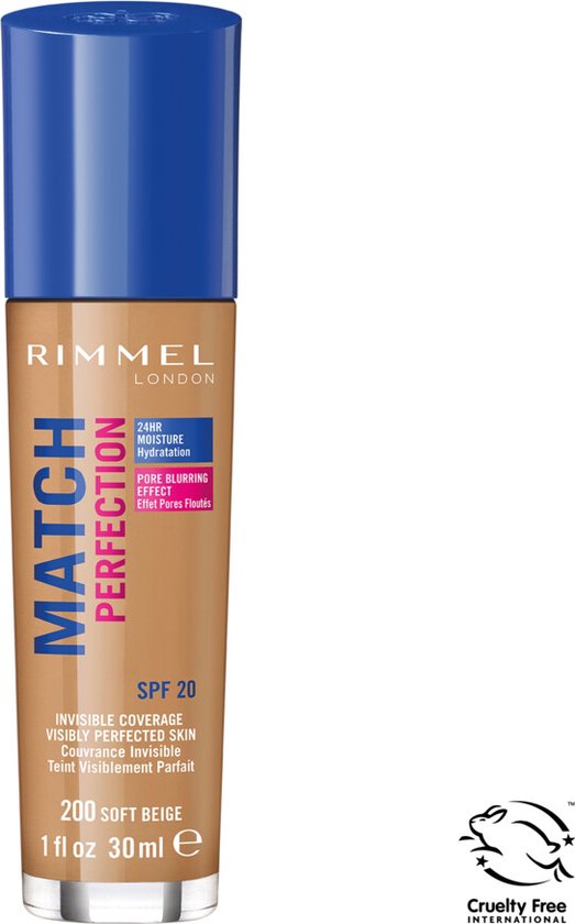 Rimmel London Match Perfection foundation - 200 Soft Beige