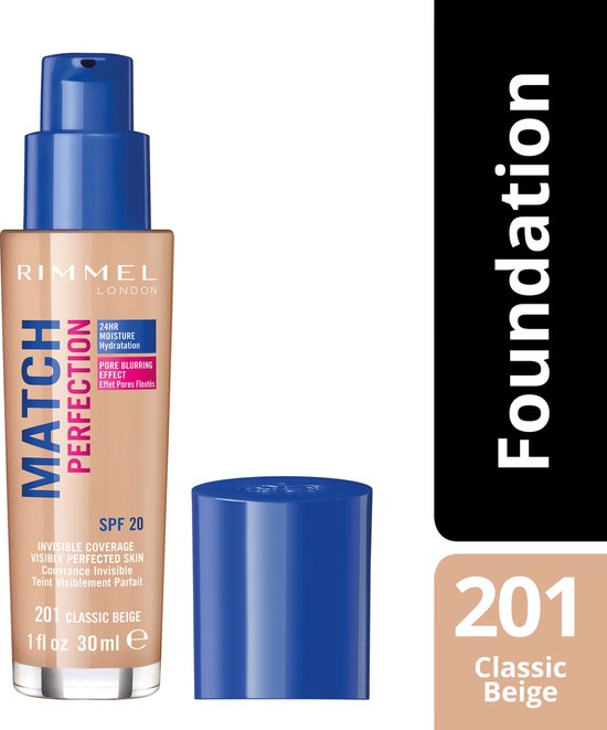Rimmel London Match Perfection foundation - 201 Classic Beige