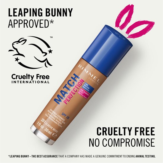 Rimmel London Match Perfection foundation - 201 Classic Beige