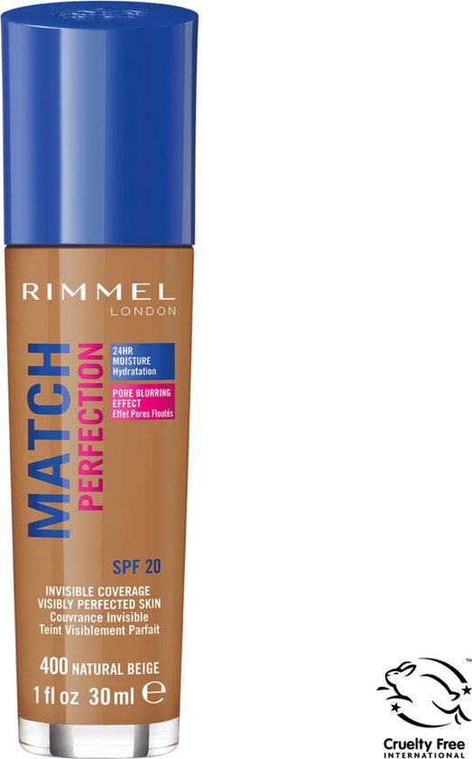 Rimmel London Match Perfection foundation - 400 Natural Beige