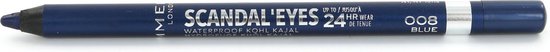 Rimmel ScandalEyes oogpotlood - kohl kajal waterproof - 008 Blue