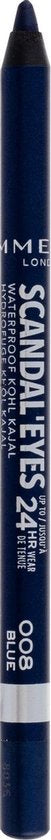 Rimmel ScandalEyes oogpotlood - kohl kajal waterproof - 008 Blue
