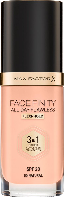 Max Factor Facefinity All Day Flawless foundation 3-in-1 - 50 Natural