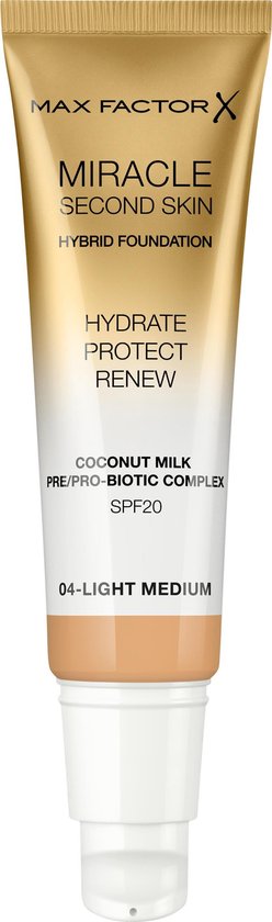 Max Factor Miracle Second Skin foundation - 04 Light Medium