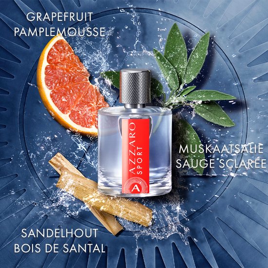 Azzaro Sport eau de toilette - herengeur fougère aromatische citrus - 100 ml