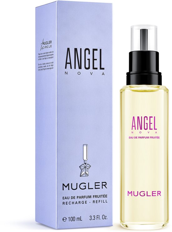 Mugler Angel Nova eau de parfum - bloemig en fruitig - navulling - 100 ml