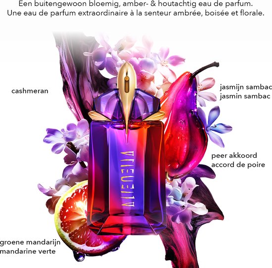 Mugler Alien Hypersense eau de parfum - bloemig amberachtig & houtachtig - navulbaar - 90 ml