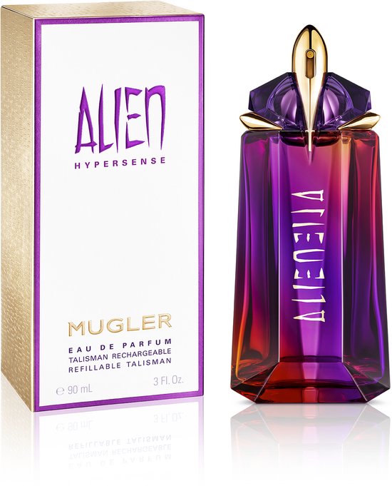 Mugler Alien Hypersense eau de parfum - bloemig amberachtig & houtachtig - navulbaar - 90 ml