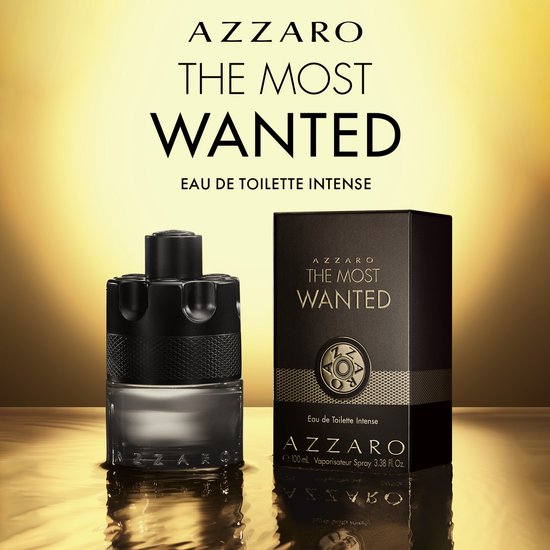 Azzaro The Most Wanted eau de toilette intense - fougère aromatisch - voor heren - 50 ml