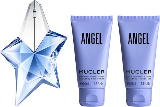 Mugler Angel eau de parfum geschenkset - set van 3 - 25 ml + 50 ml + 50 ml