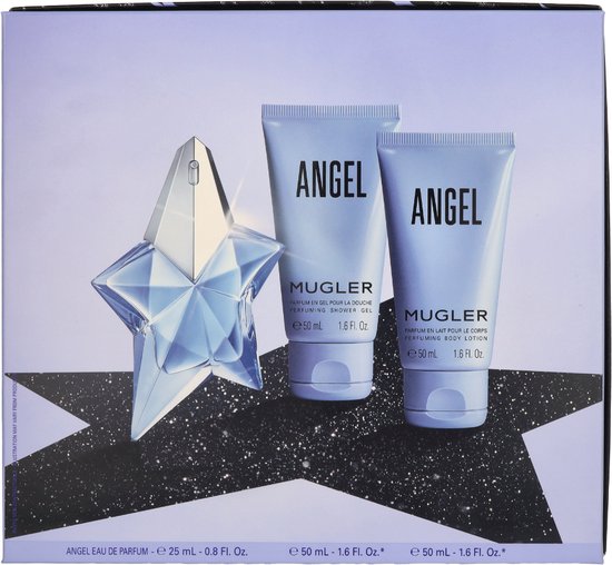 Mugler Angel eau de parfum geschenkset - set van 3 - 25 ml + 50 ml + 50 ml