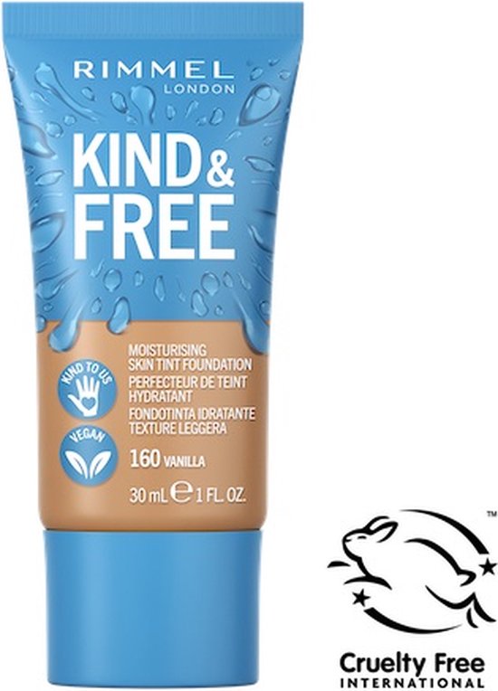 Rimmel London Kind & Free foundation - vegan - 160 Vanilla