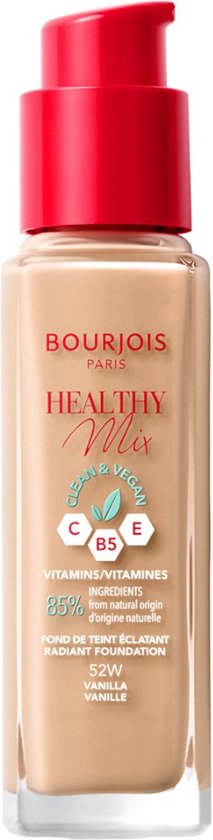 Bourjois Healthy Mix foundation - clean vegan - 052 Vanilla